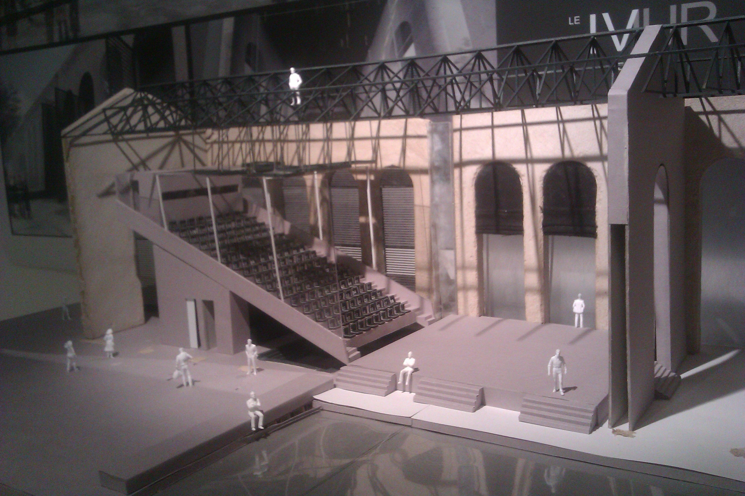 Projet architectural d'un élève de l'Ecole Bleue